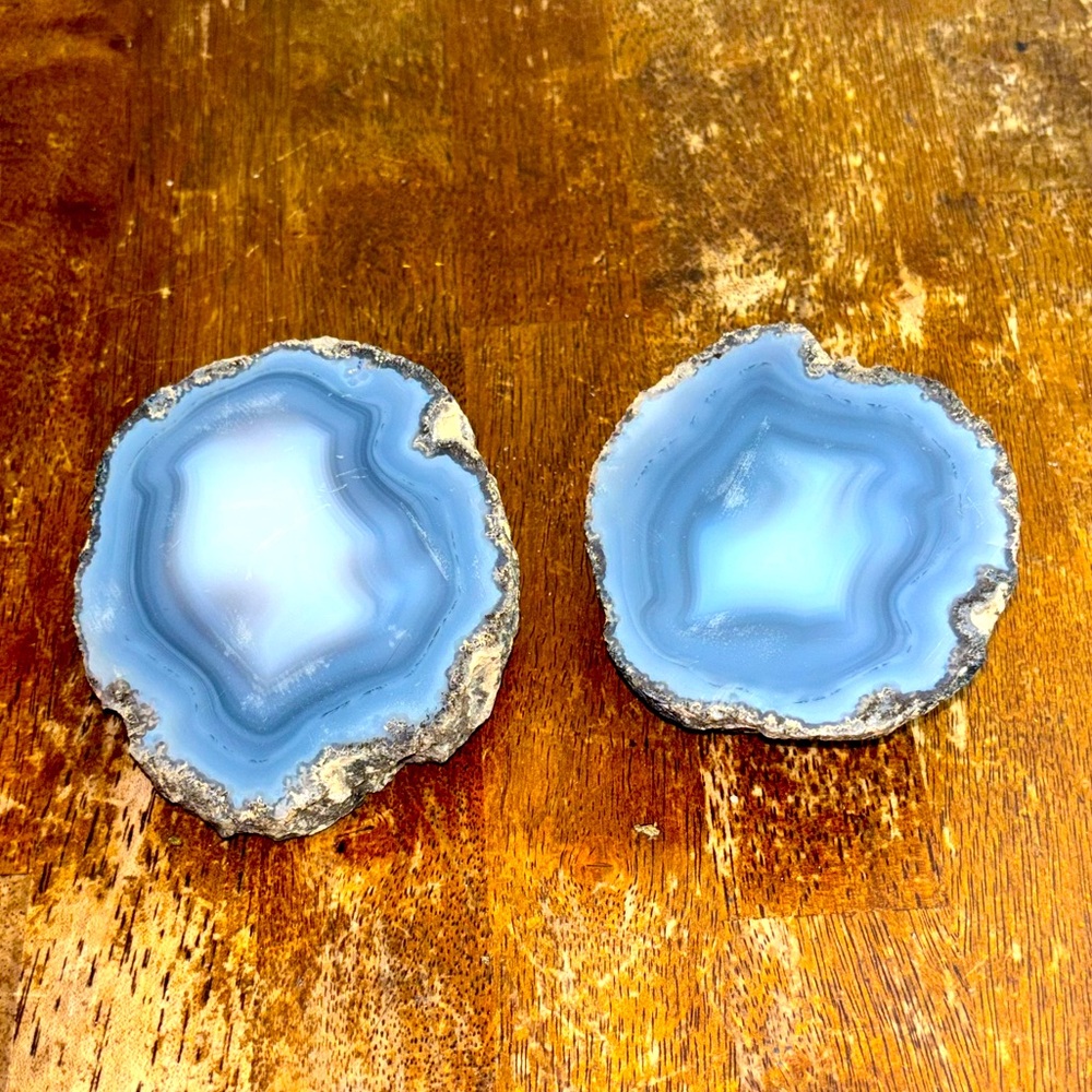 Agate Geode Polished Multi-Color Stone Natural Rock